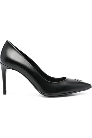 Philipp Plein Pumps mit Logo-Schild 80mm