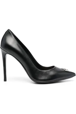 Philipp Plein Pumps mit Logo-Schild