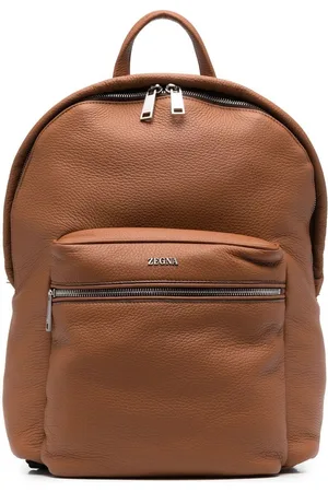 Ermenegildo Zegna Rucksack mit Logo-Schild