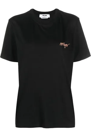 Msgm T-Shirt mit Logo-Stickerei