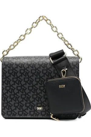 DKNY Handtasche mit Monogramm-Print