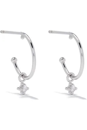 WOUTERS & HENDRIX 18kt Goldcreolen mit Diamanten