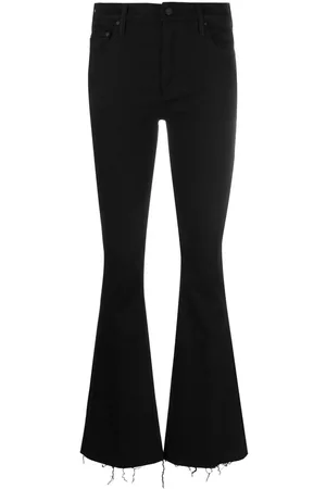 Mother Damen Bootcut Jeans - The Weekender Schlagjeans