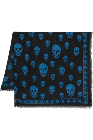 Alexander McQueen Schal mit Totenkopf-Print