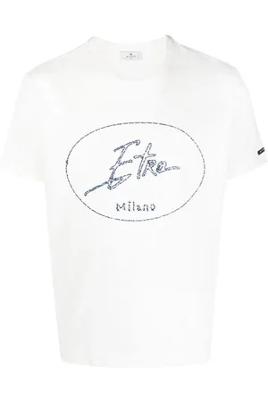 Etro T-Shirt mit Logo-Stickerei