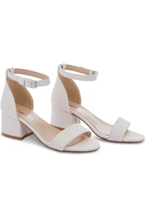 Tulleen Sandalen mit Blockabsatz