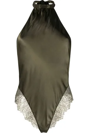 MAISON CLOSE Body mit Spitzenborten