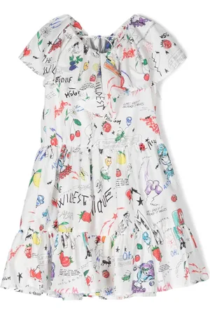 Msgm Kleid mit Rüschen