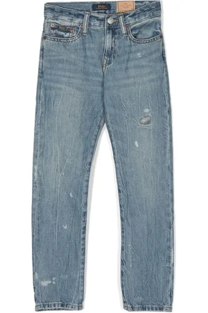 Ralph Lauren Gerade Jeans im Distressed-Look