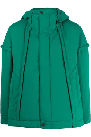 Issey Miyake Gefütterte Frame Kapuzenjacke
