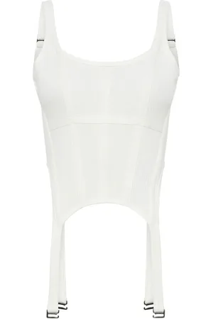 DION LEE Gerippte Corsage