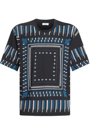 Etro T-Shirt mit abstraktem Print