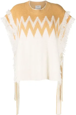 Onefifteen Strickoberteil mit Fransen