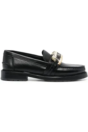 Moschino Loafer mit Logo-Schild