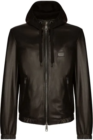 Dolce & Gabbana Kapuzenjacke mit Logo-Schild