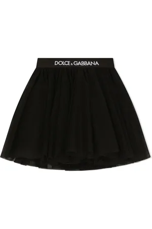 Dolce & Gabbana Midirock aus Tüll mit Logo-Bund