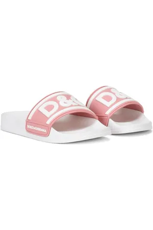 Dolce & Gabbana Pantoletten mit Logo-Print