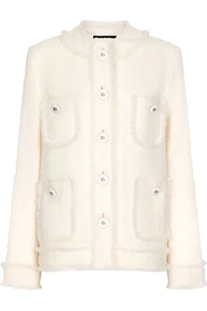 Dolce & Gabbana Einreihige Tweed-Jacke