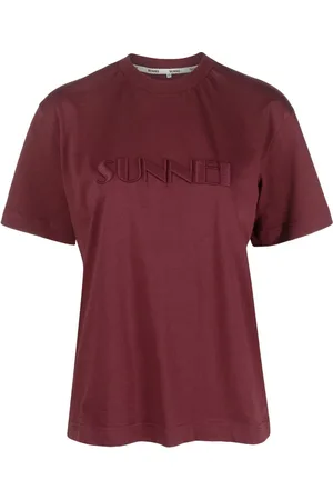 SUNNEI T-Shirt mit Logo-Stickerei