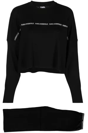 Karl Lagerfeld Damen Schlafanzüge - Loungewear-Set mit Logo-Print