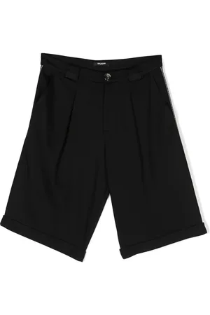 Balmain Halbhohe Shorts mit Falten