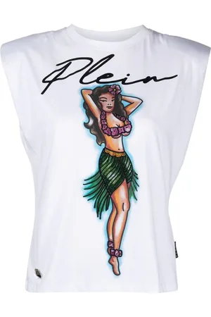 Philipp Plein Top mit Logo-Print