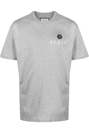 Philipp Plein T-Shirt mit Logo-Schild