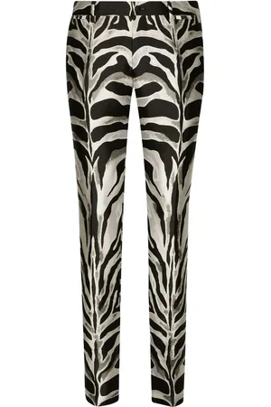 Dolce & Gabbana Jacquardhose mit Zebra-Print
