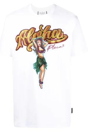Philipp Plein T-Shirt mit Kristallen