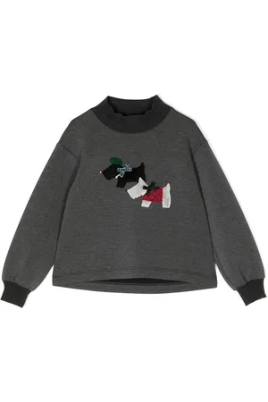 Familiar Sweatshirt mit Hundestickerei