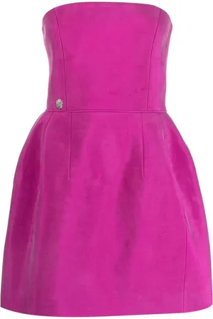 Philipp Plein Schulterfreies Minikleid