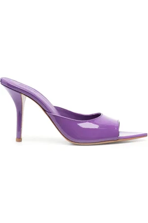 Gia Borghini Perni Mules aus Lackleder 100mm