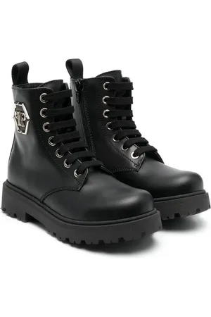 Philipp Plein Schnürstiefel mit Logo