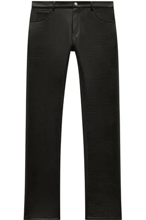 Courrèges Gerade Reedition Hose aus Vinyl