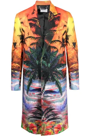 Philipp Plein Mantel mit Hawaii-Print