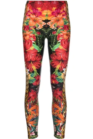 Philipp Plein Leggings mit Hawaii-Print
