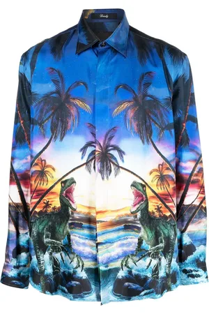 Philipp Plein Hemd mit Hawaii-Print