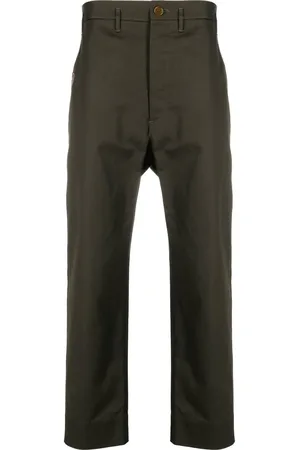 Vivienne Westwood Cropped-Hose mit Herzstickerei