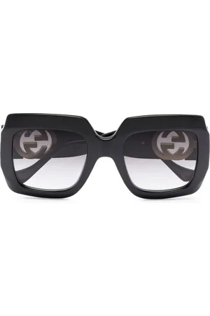 Gucci Eckige Oversized-Sonnenbrille