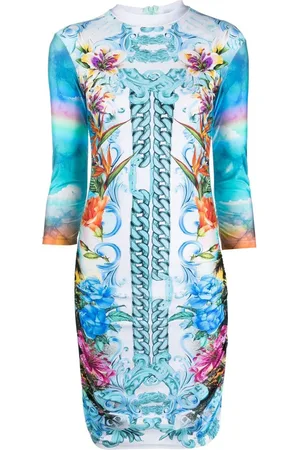 Philipp Plein Minikleid mit Hawaii-Print