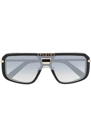Philipp Plein Sonnenbrille mit eckigem Gestell