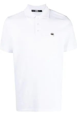 Karl Lagerfeld Ikon Poloshirt mit Stickerei