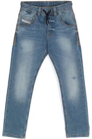 Diesel Straight-Leg-Jeans mit Kordelzug