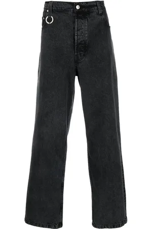 Etudes Halbhohe Straight-Leg-Jeans