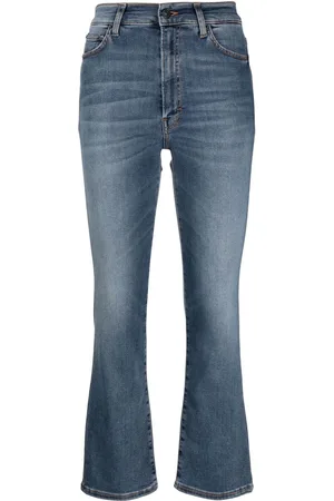 haikure Ausgestellte High-Waist-Jeans