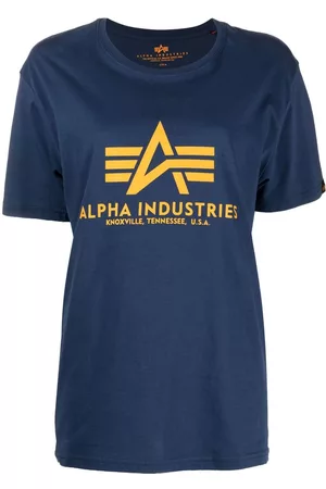 Alpha Industries Damen Shirts - T-Shirt mit Logo-Print