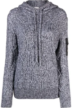 Moncler Hoodie mit Zopfmuster