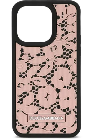 Dolce & Gabbana IPhone 14 Pro-Hülle mit Blumenspitze