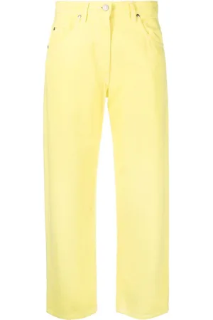 Msgm Gerade Cropped-Jeans