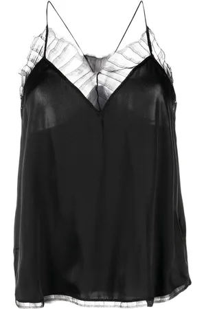 IRO Seidentop mit Spitze